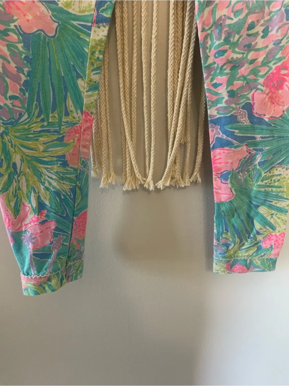 LILLY PULITZER Girls Tropical Print Pajama Pant Leggings Size 12 - Picture 5 of 10